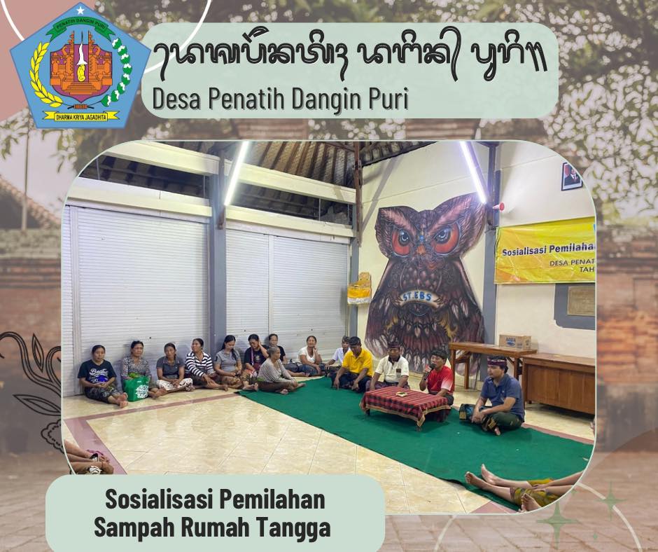 Sosialisasi Pemilahan Sampah Rumah Tangga Banjar Laplap Sengguan