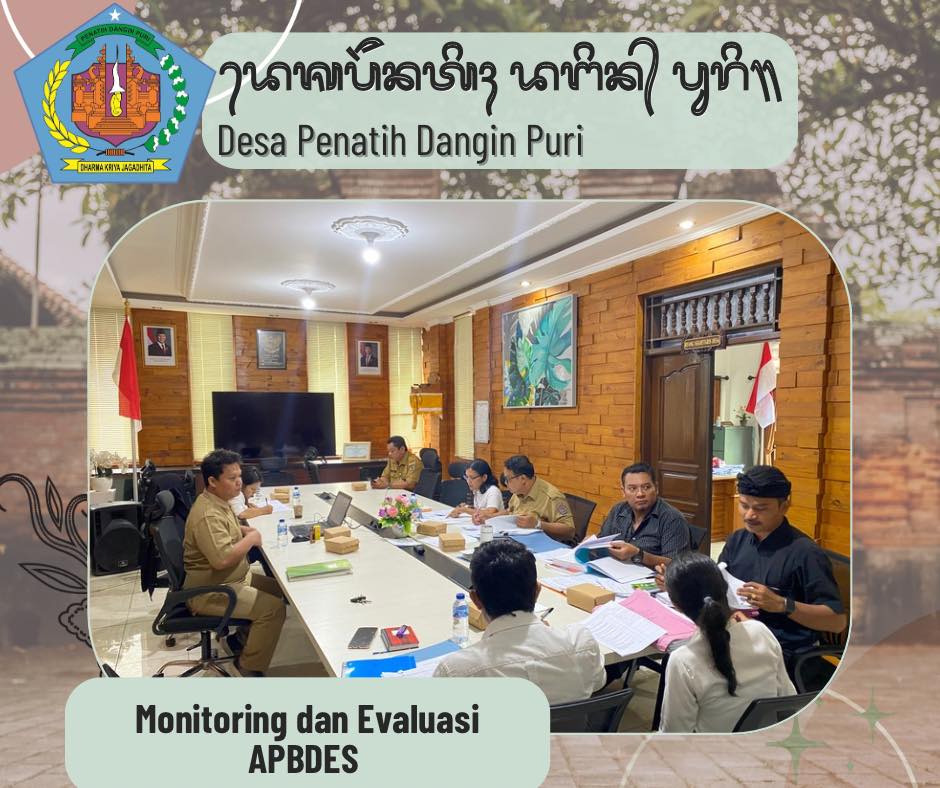 Monitoring dan Evaluasi APBDes Tahun Anggaran 2024 