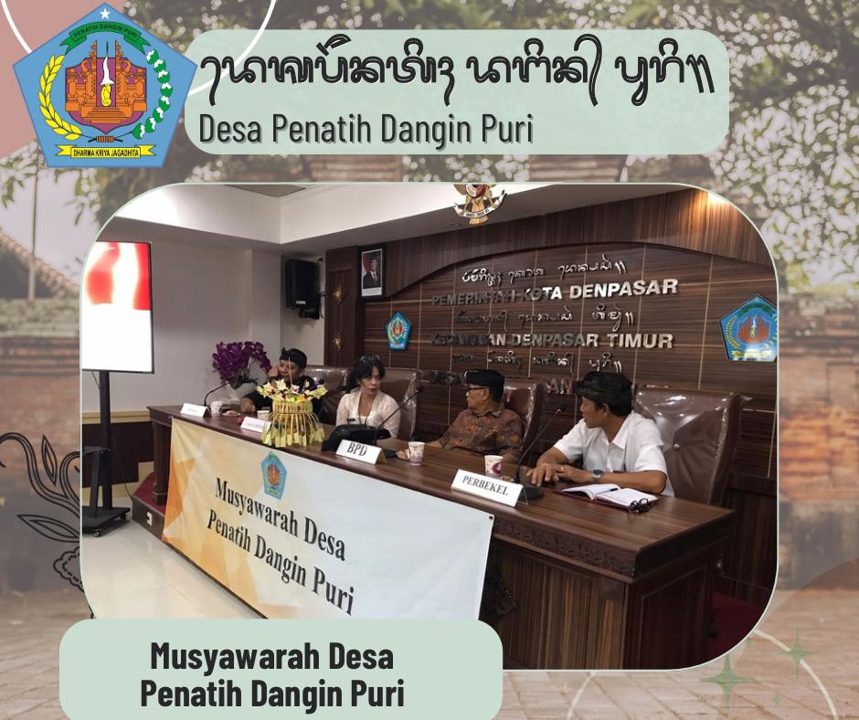 Musyawarah Desa tentang Penetapan Data Pensasaran Penghapusan Kemiskinan Ekstrim (P3KE)