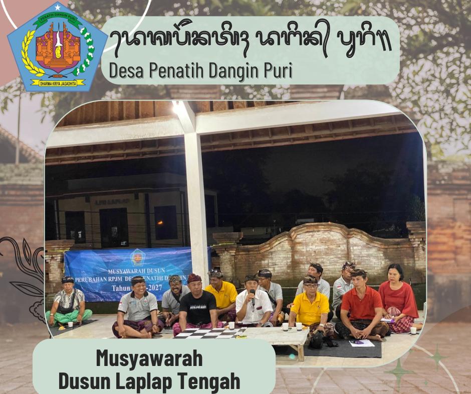 Musyawarah Dusun Laplap Tengah