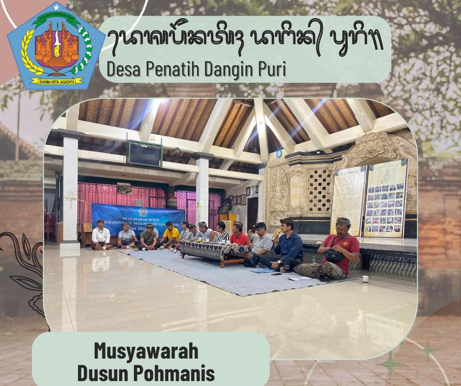 Musyawarah Dusun Pohmanis