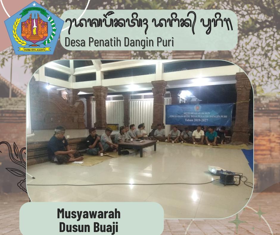 Musyawarah Dusun Buaji 
