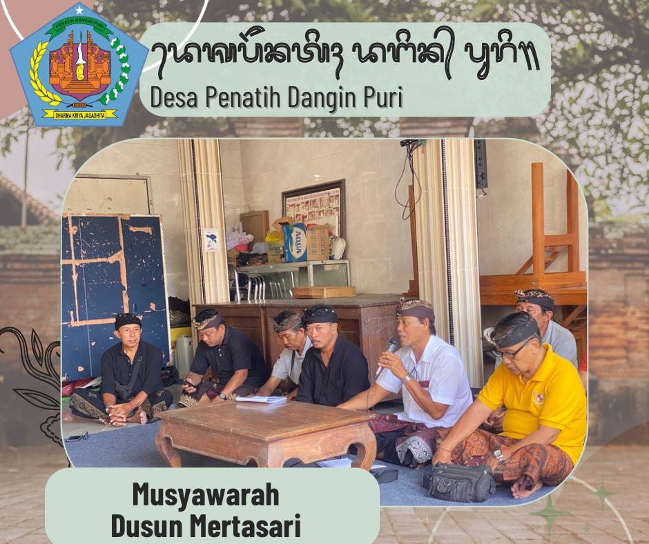 Musyawarah Dusun Mertasari